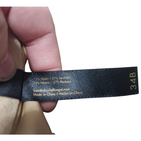 Laundry by Shelli Segal Nude Bra 34B Underwire Push-Up Padded Adjustable Straps - Picture 8 of 8